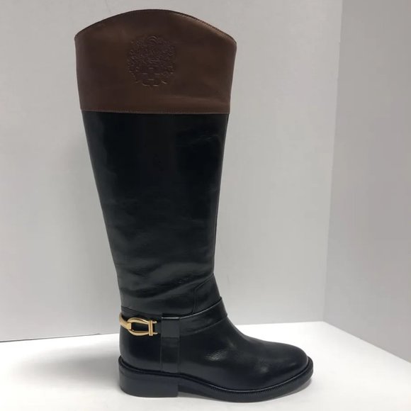Vince Camuto Shoes Vince Camuto Womens Amanyir Black Knee High Riding Boots Size 65 M Poshmark